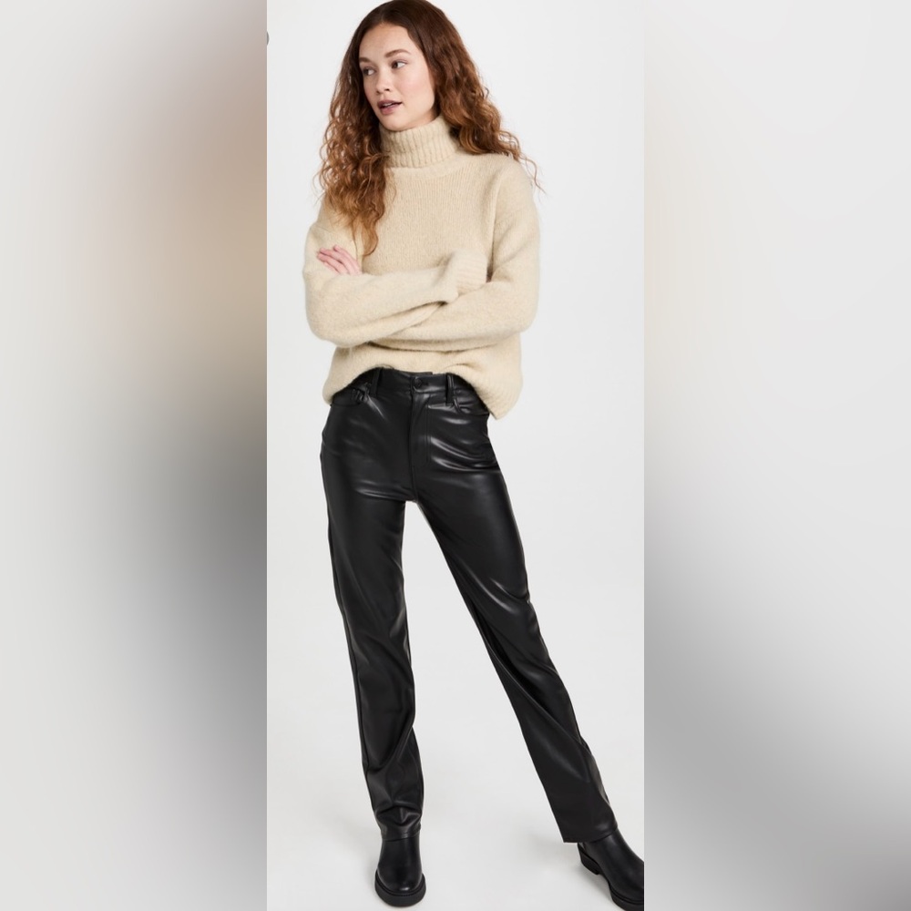 221.  Pistola Faux Leather Pants